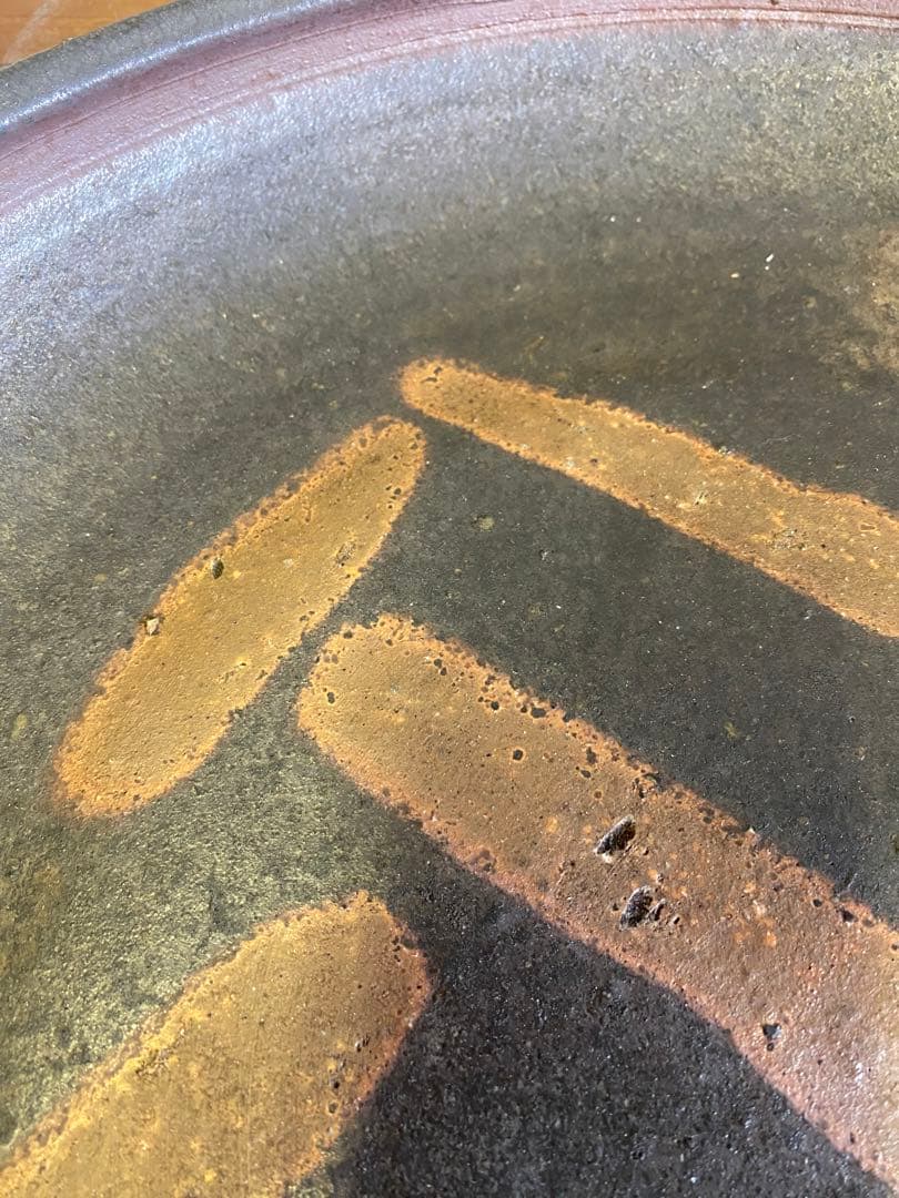 焼物　大皿　食器　飾り皿　アンティーク　骨董　備前焼