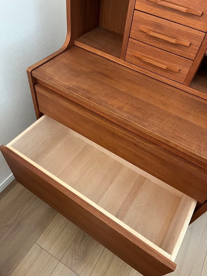 ライティングデスク　ライティングビューロー　北欧　学習机　中古　美品