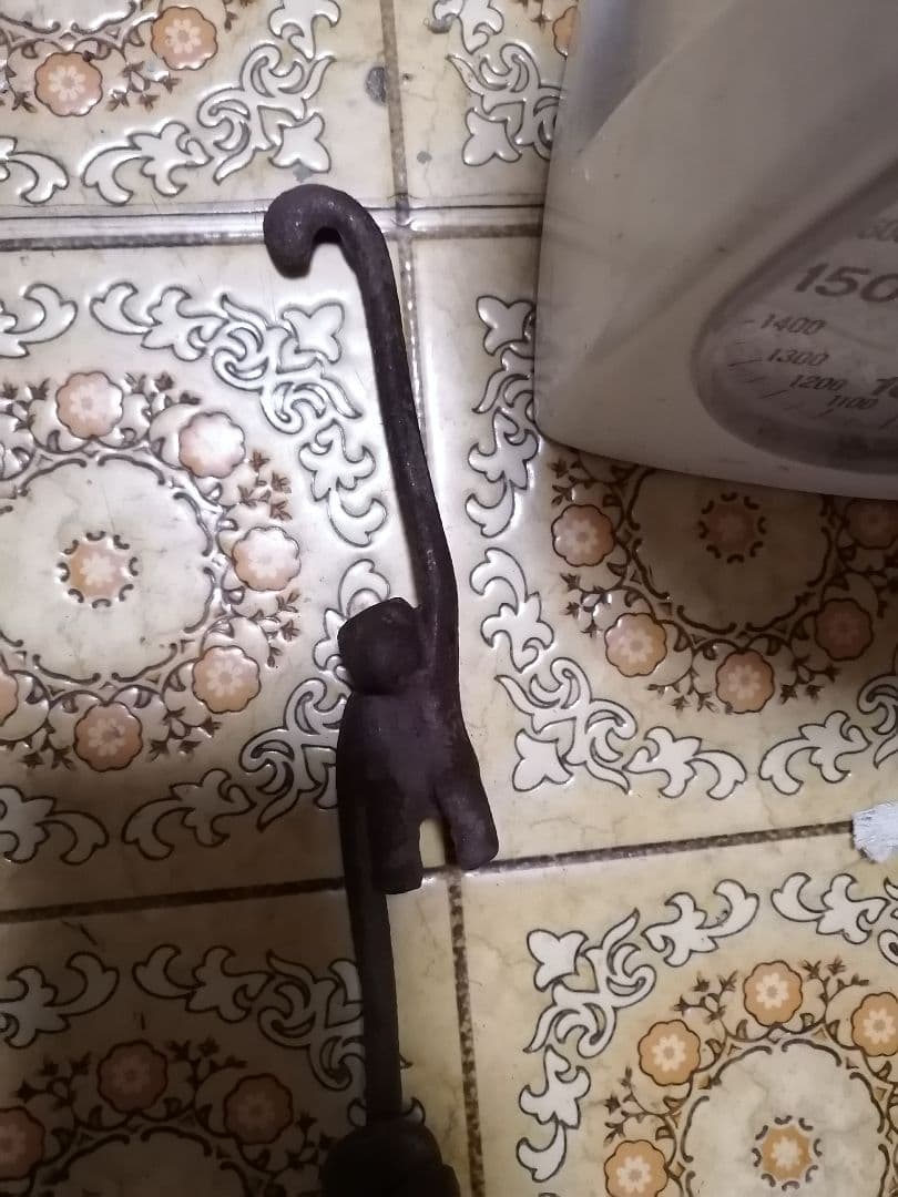 W‼️【南部鉄器☆昭和レトロ】三日月型吊り花瓶 希少品 非売品