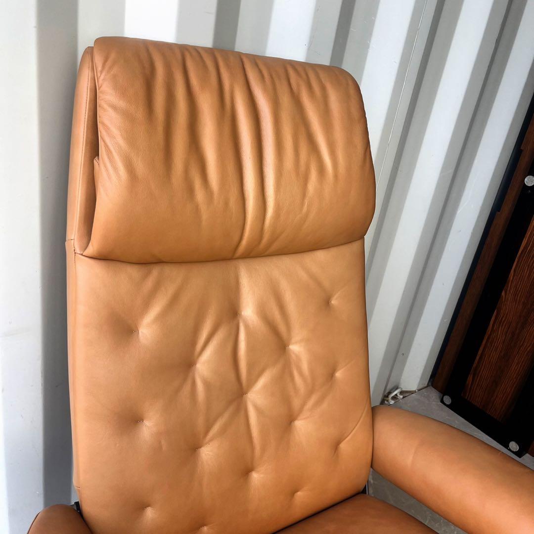 取付無料！エコーネス ストレスレスチェア メトロスター 本革キャメルチェア✨