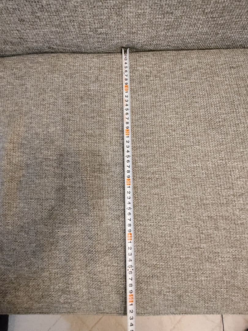 UNICO 2人掛けソファ　グレー　 ファブリック