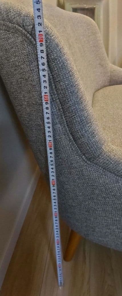 UNICO 2人掛けソファ　グレー　 ファブリック