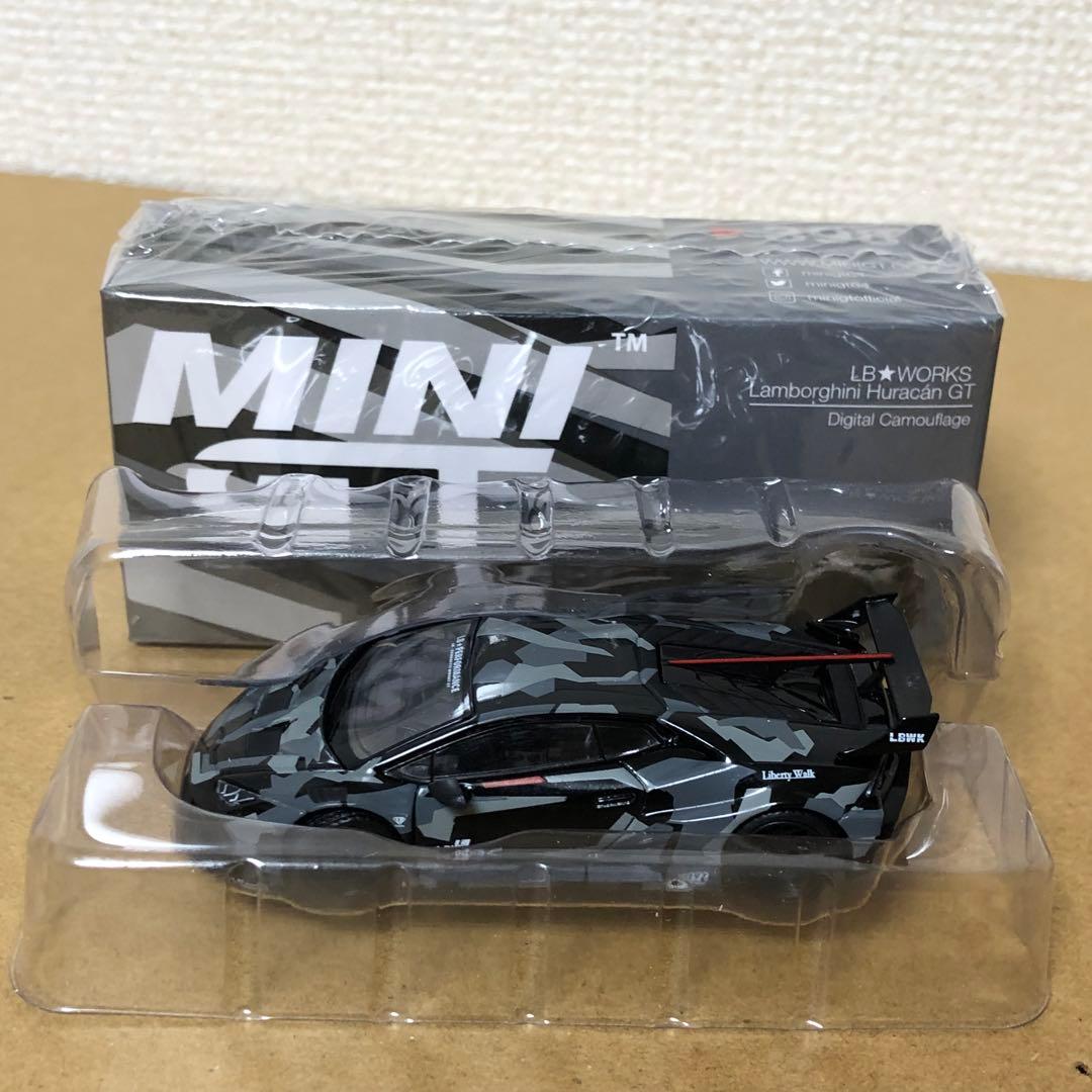 MINI GT LBワークス ランボルギーニ ウラカン デジタル カモフラージュ