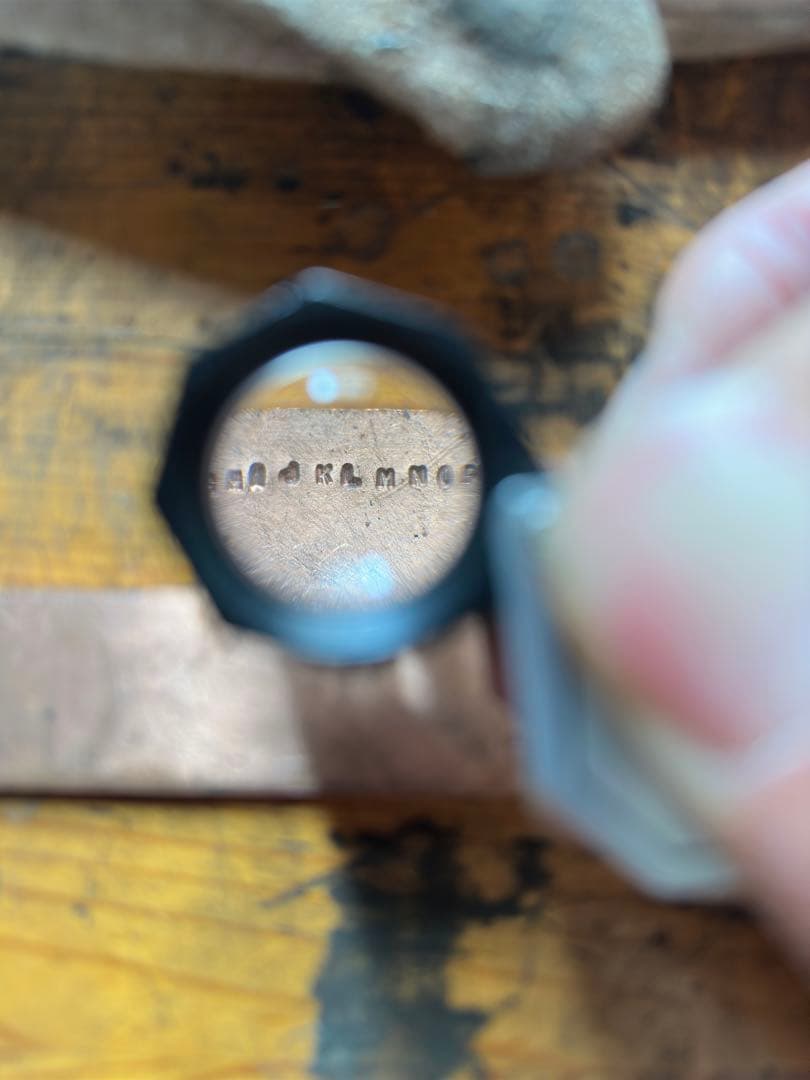 小次郎 高級刻印 英字セット 0.6mm 深曲 大曲