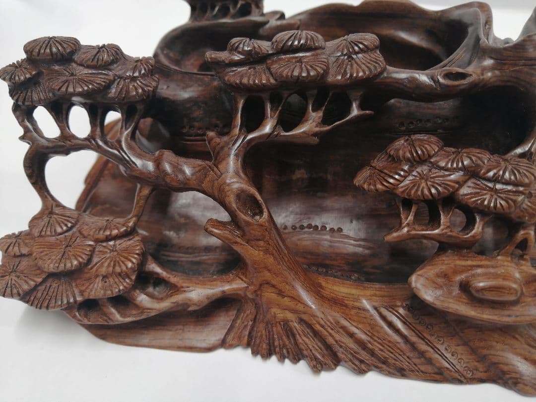 黒檀　布袋　置物