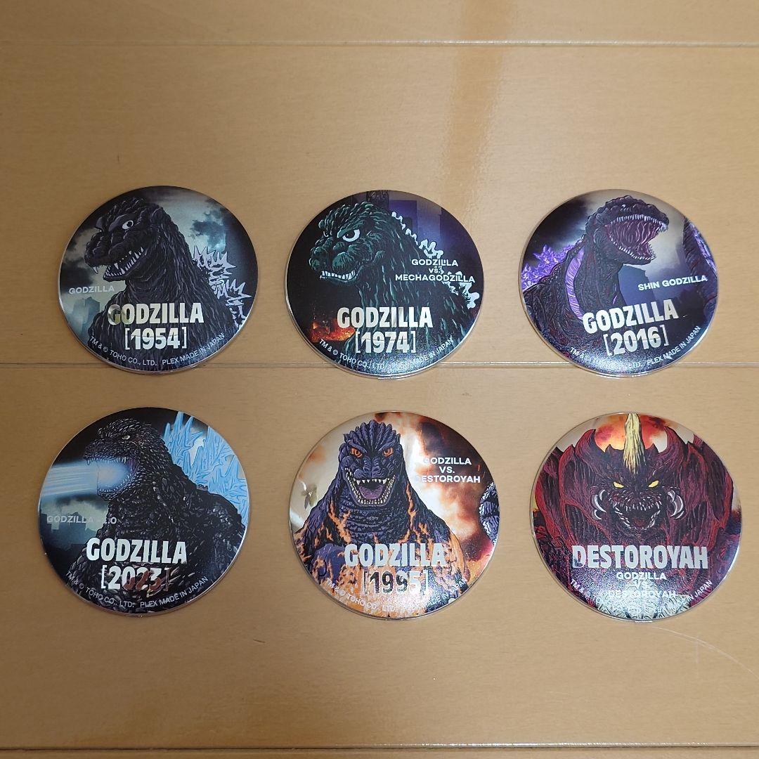 ゴジラコレクション マグネット付き缶バッジ - メルカリ