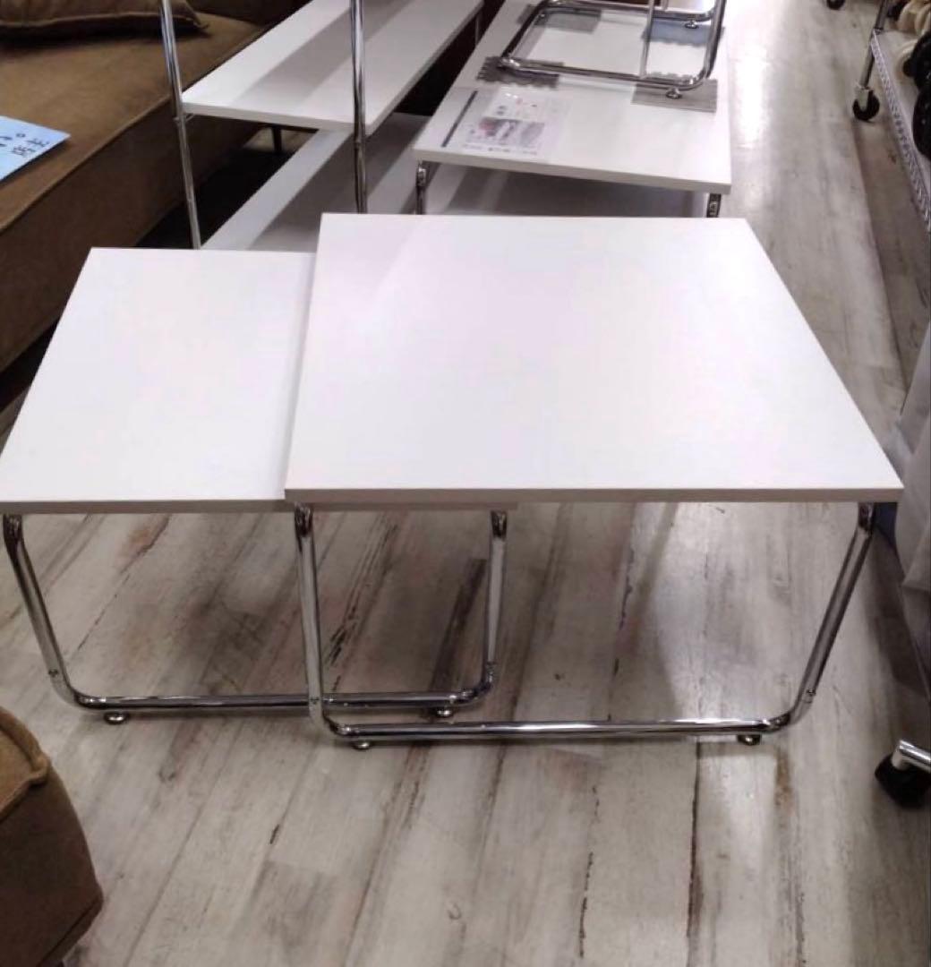 展示品❗ネストテーブル　2台セット　単品でも使用可能　北九州市福岡市限定