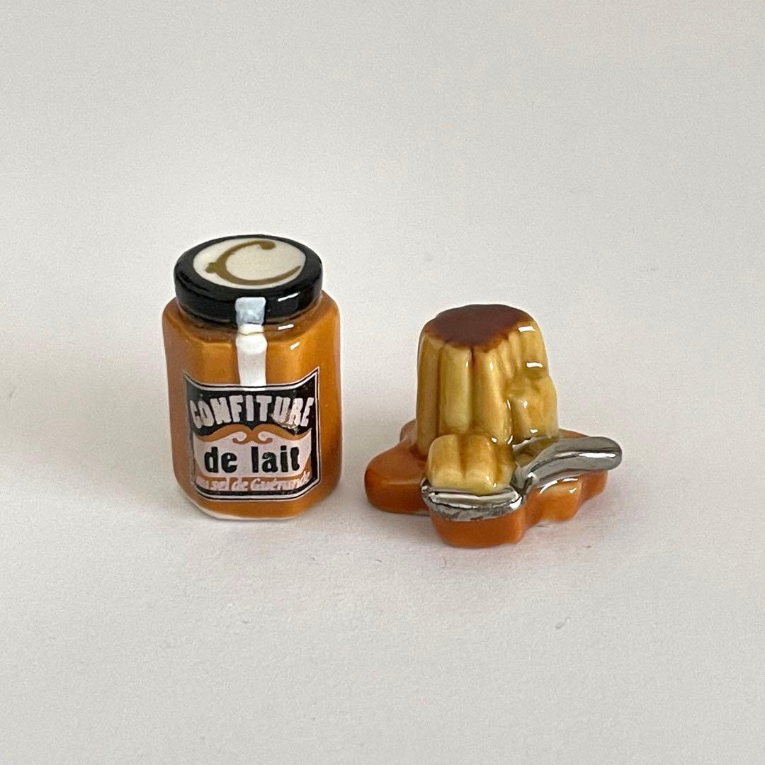 キャラメル味の美味しい物　10個　フェーブ　フェーヴ　フランス　陶器　ミニチュア