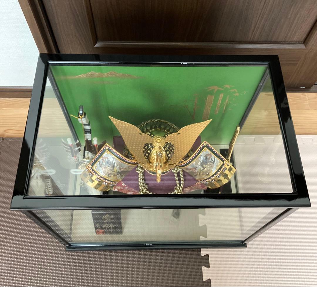 兜 五月人形 兜飾り 京旭作 ケース入