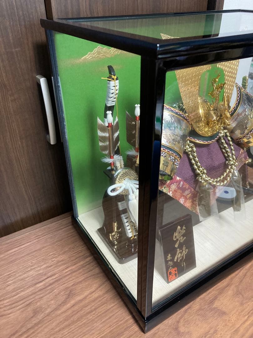 兜 五月人形 兜飾り 京旭作 ケース入