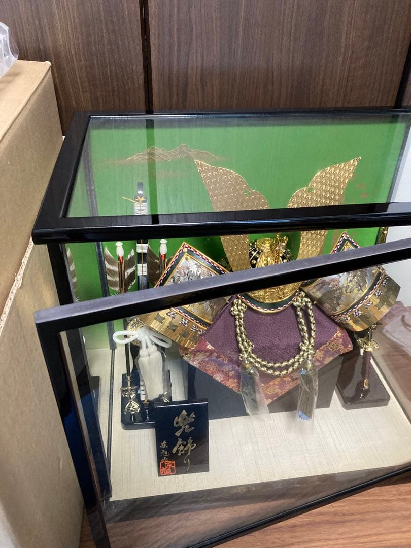 兜 五月人形 兜飾り 京旭作 ケース入