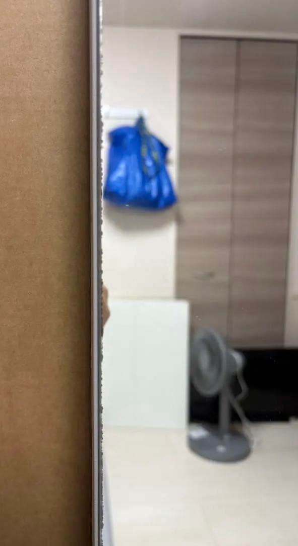 【引取限定】フレーム新品未使用　IKEA PAX ワードローブ　クローゼット　鏡