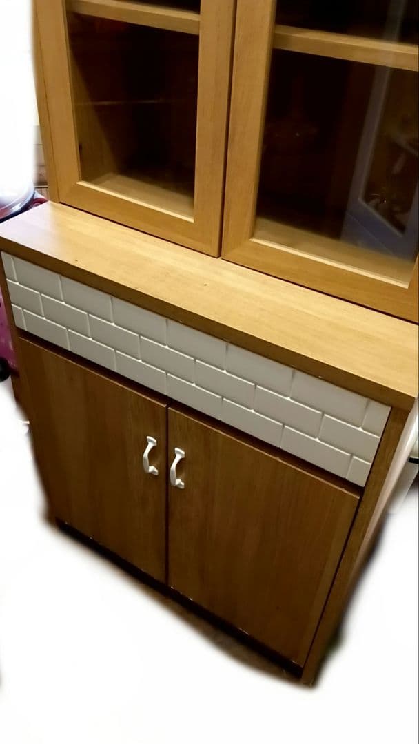 CARO70 Kitchen Cabi♡タイルが可愛い食器棚(直接取引可)