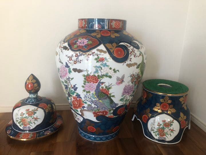 有田焼 伝統工芸士 金龍釜 博山作