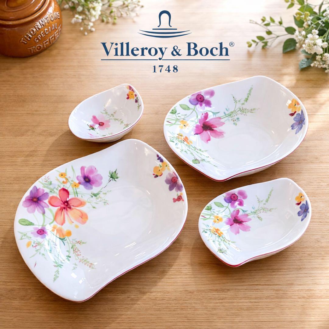 ビレロイ&ボッホ マリフルール セット プレート 4枚 - メルカリ