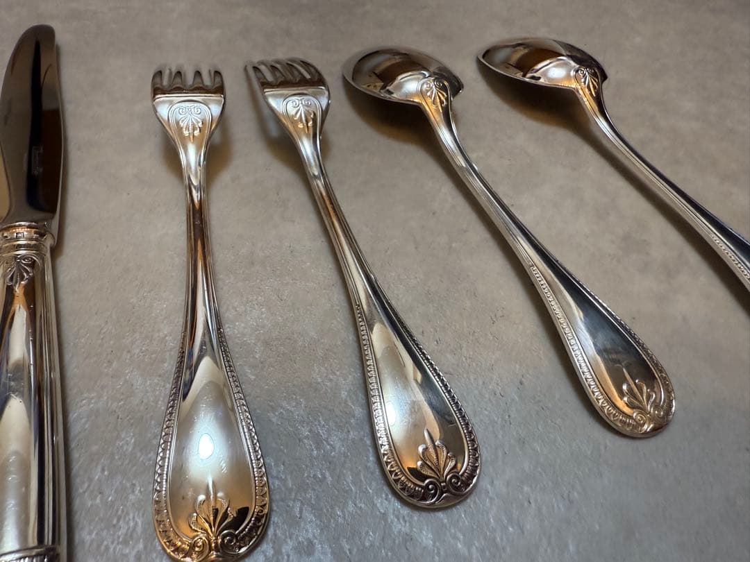 Christofle Malmaisonカトラリーセット 8点②