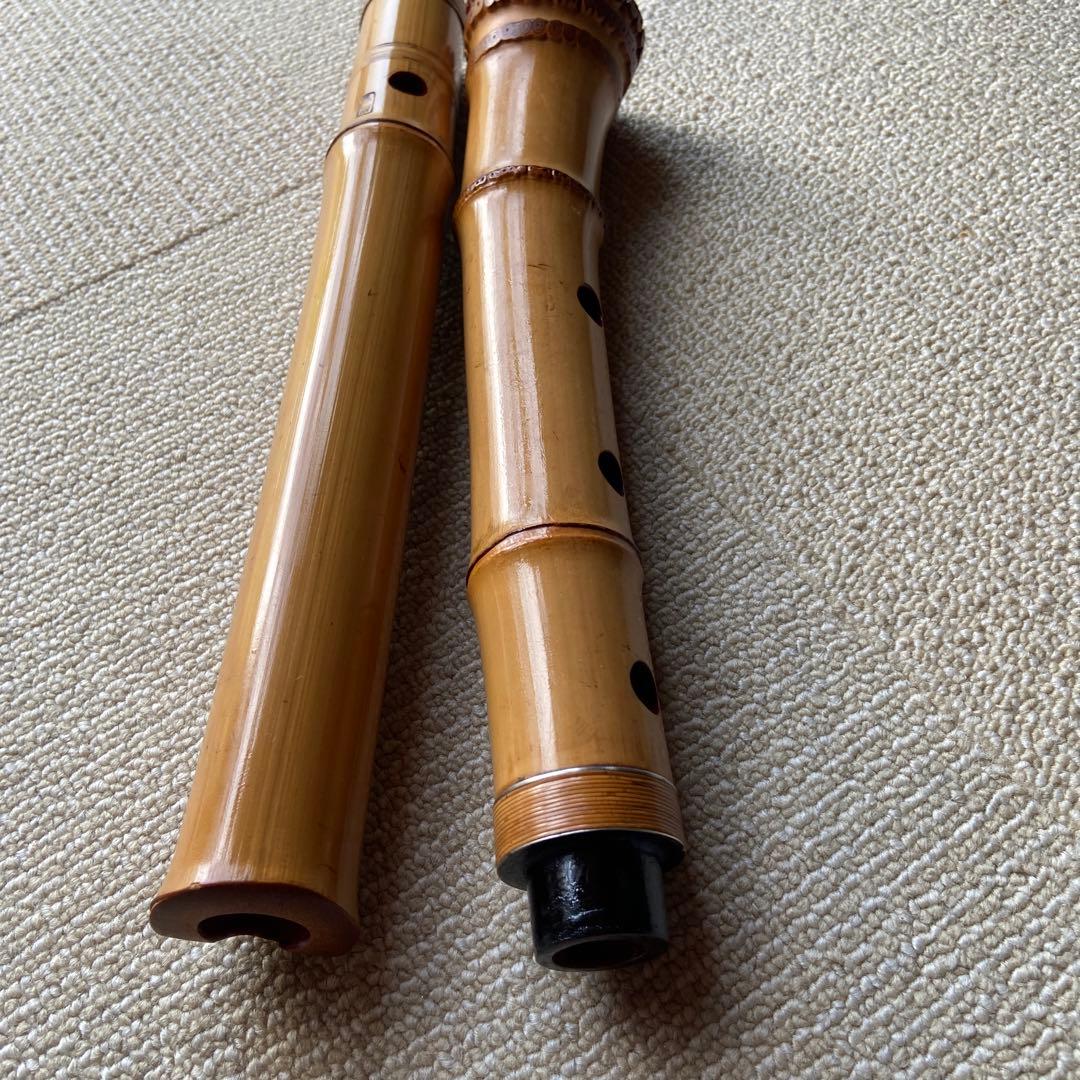 166 尺八　一尺八寸管　銘読めません
