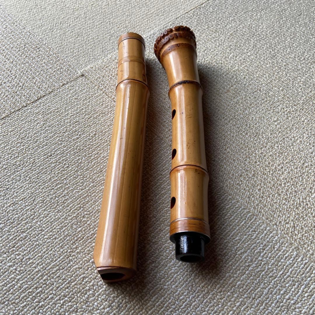 166 尺八　一尺八寸管　銘読めません