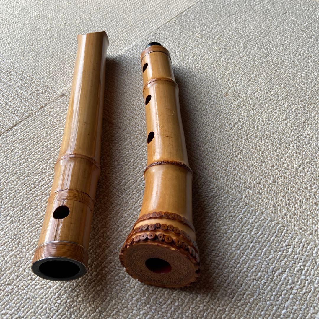 166 尺八　一尺八寸管　銘読めません