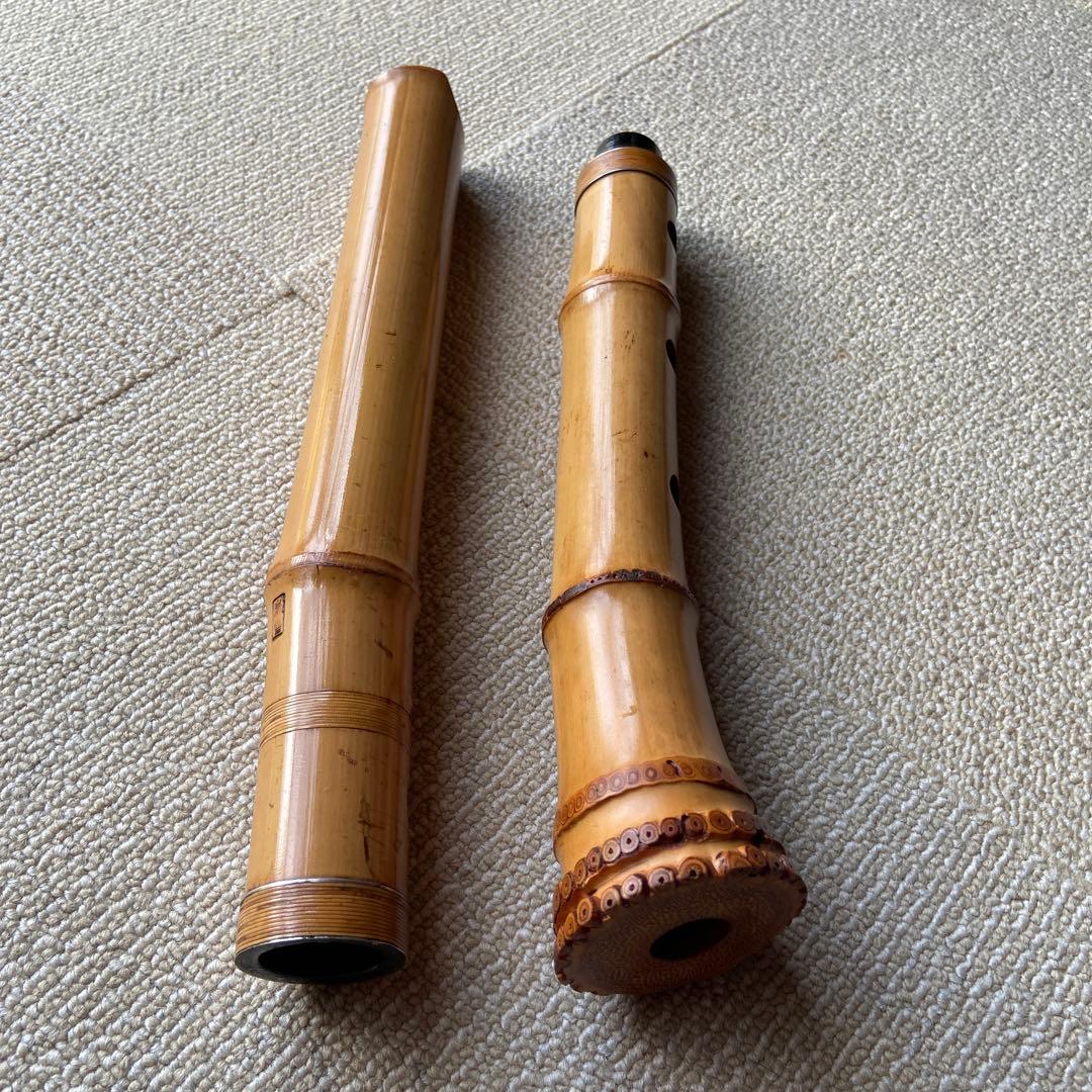 166 尺八　一尺八寸管　銘読めません