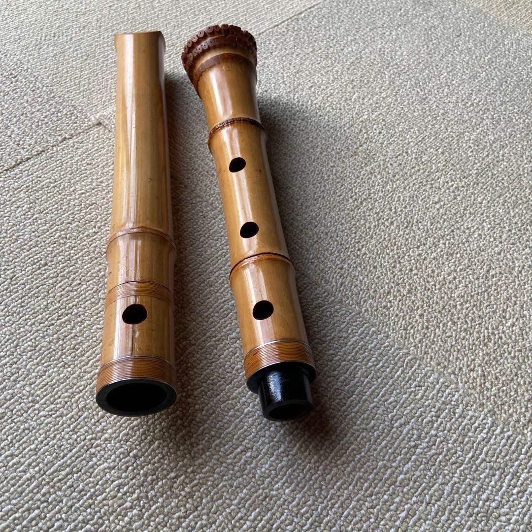 166 尺八　一尺八寸管　銘読めません