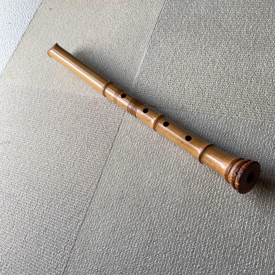 166 尺八　一尺八寸管　銘読めません