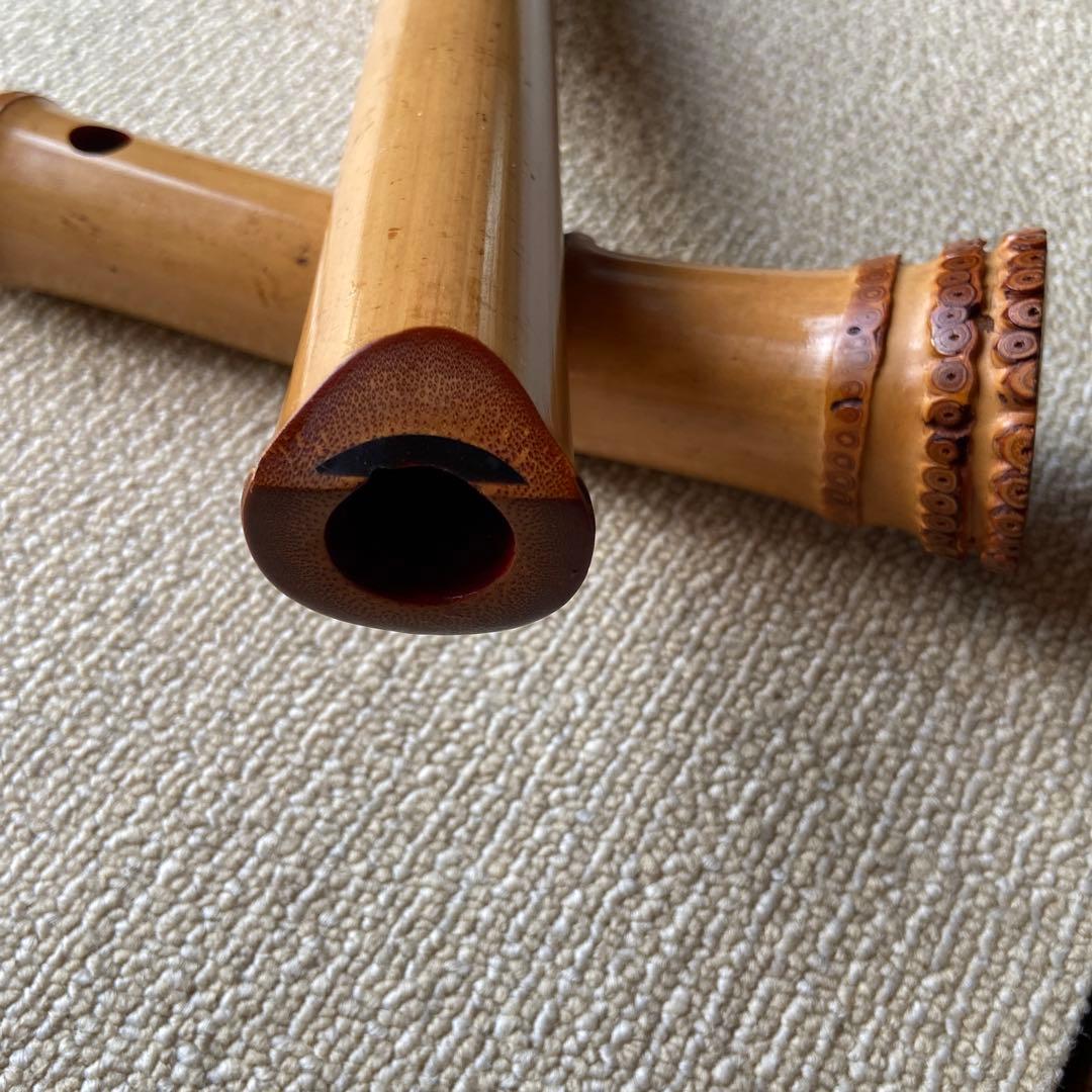 166 尺八　一尺八寸管　銘読めません