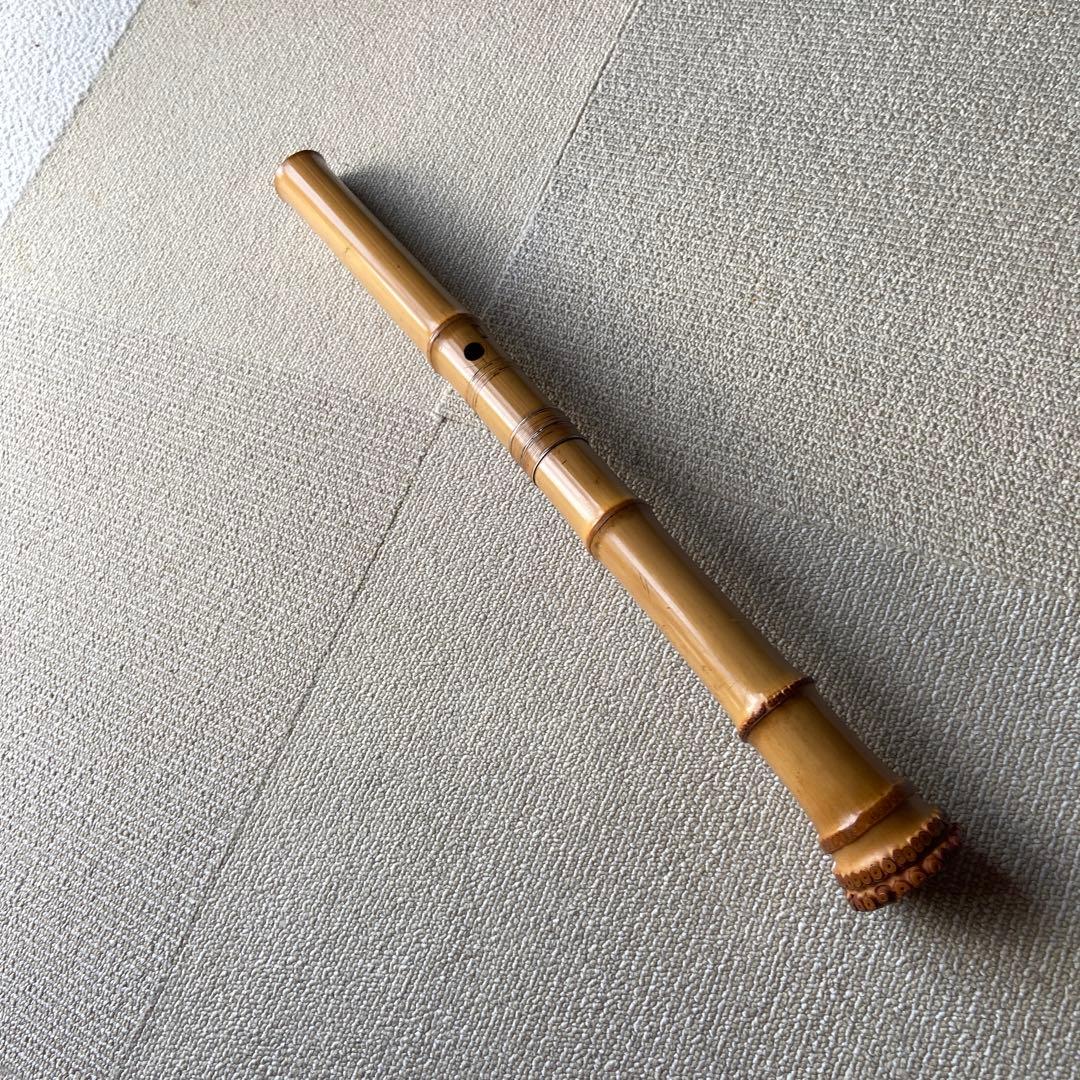 166 尺八　一尺八寸管　銘読めません