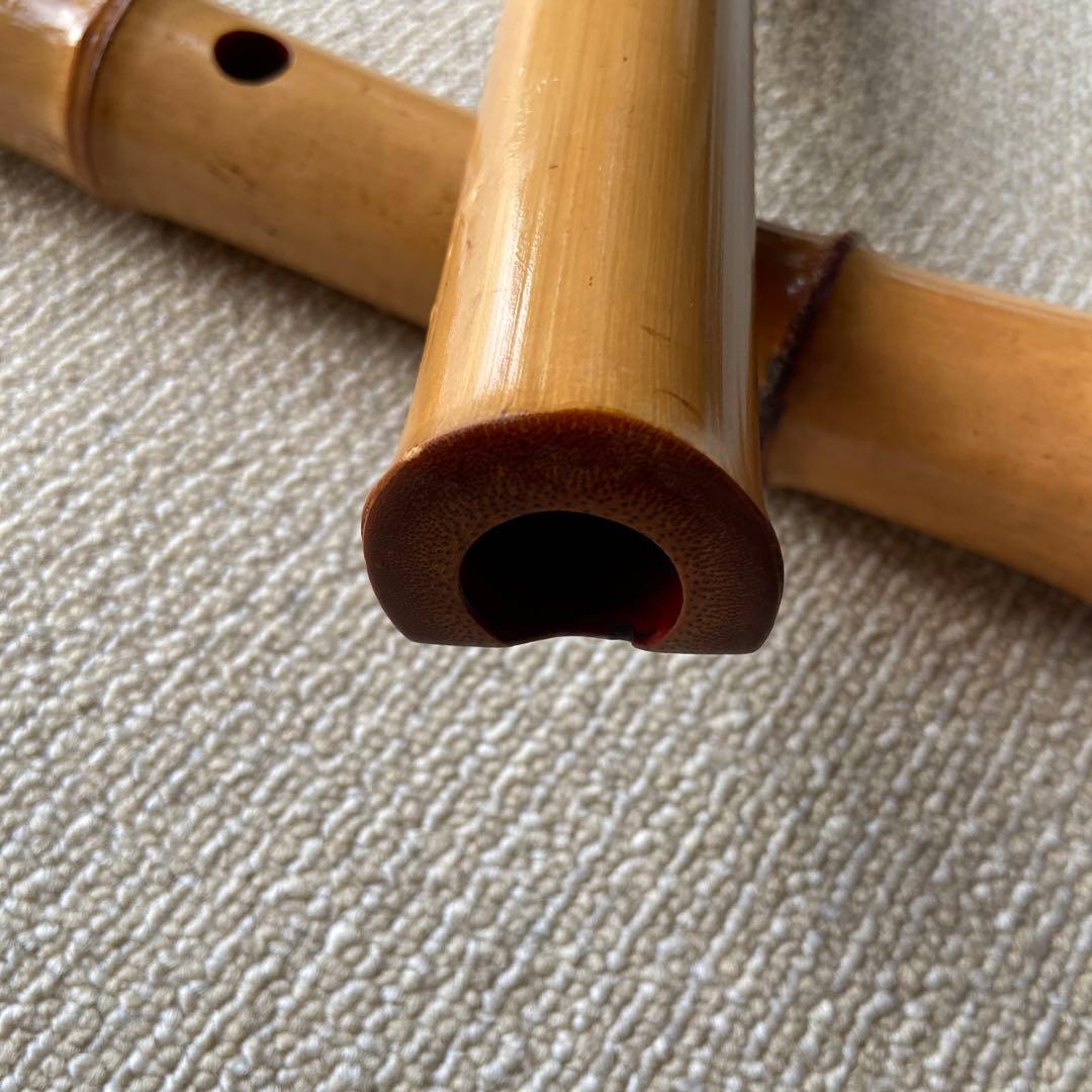 166 尺八　一尺八寸管　銘読めません