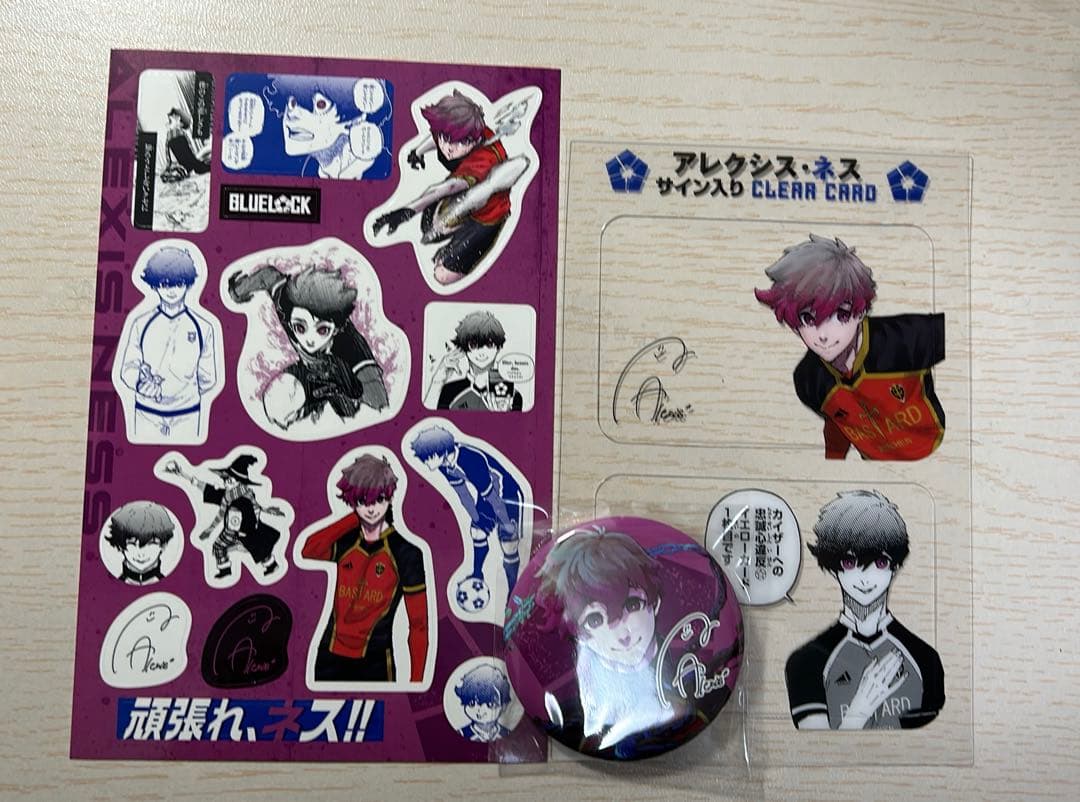 ブルーロックサイン入り公式応援セット アレクシス・ネス - メルカリ
