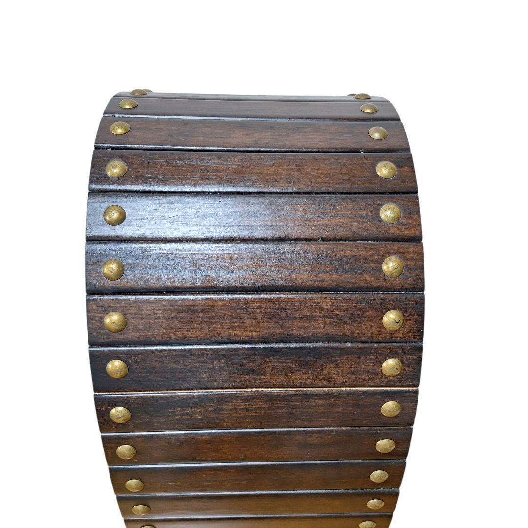 ヴィンテージ風　木製ワインラック　樽型　13本収納　ワインセラー　ボトルラック