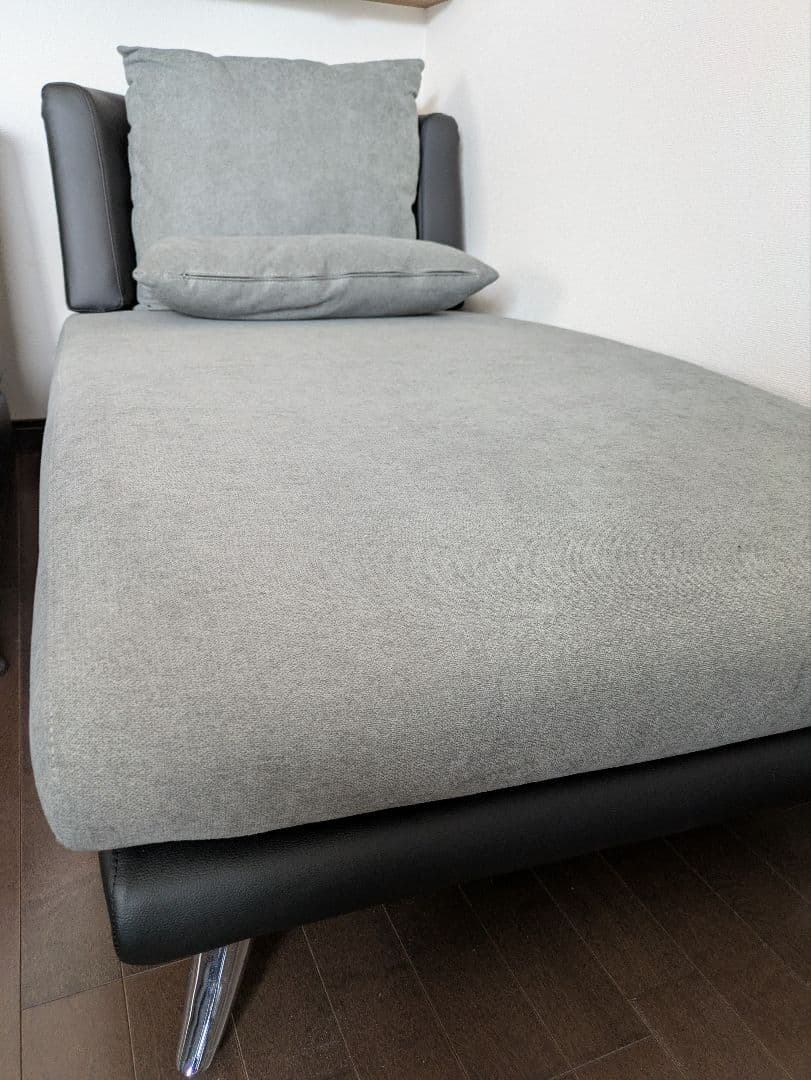 カウチソファ、黒とグレー、Libre、セット1/3