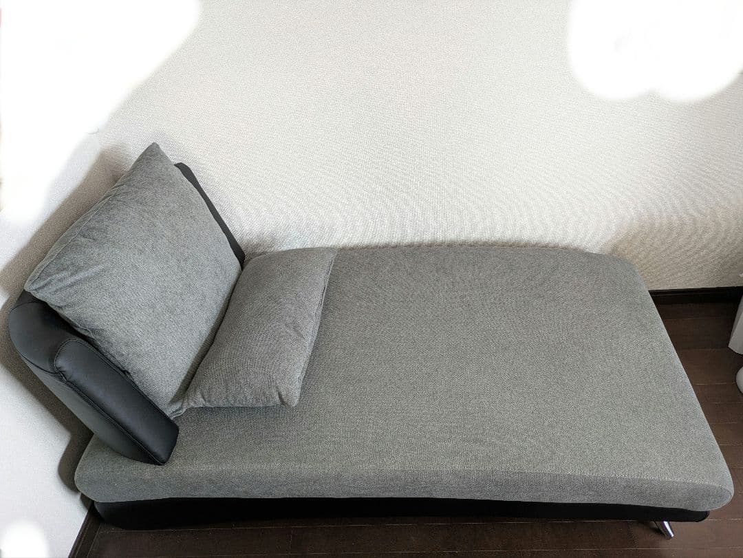 カウチソファ、黒とグレー、Libre、セット1/3
