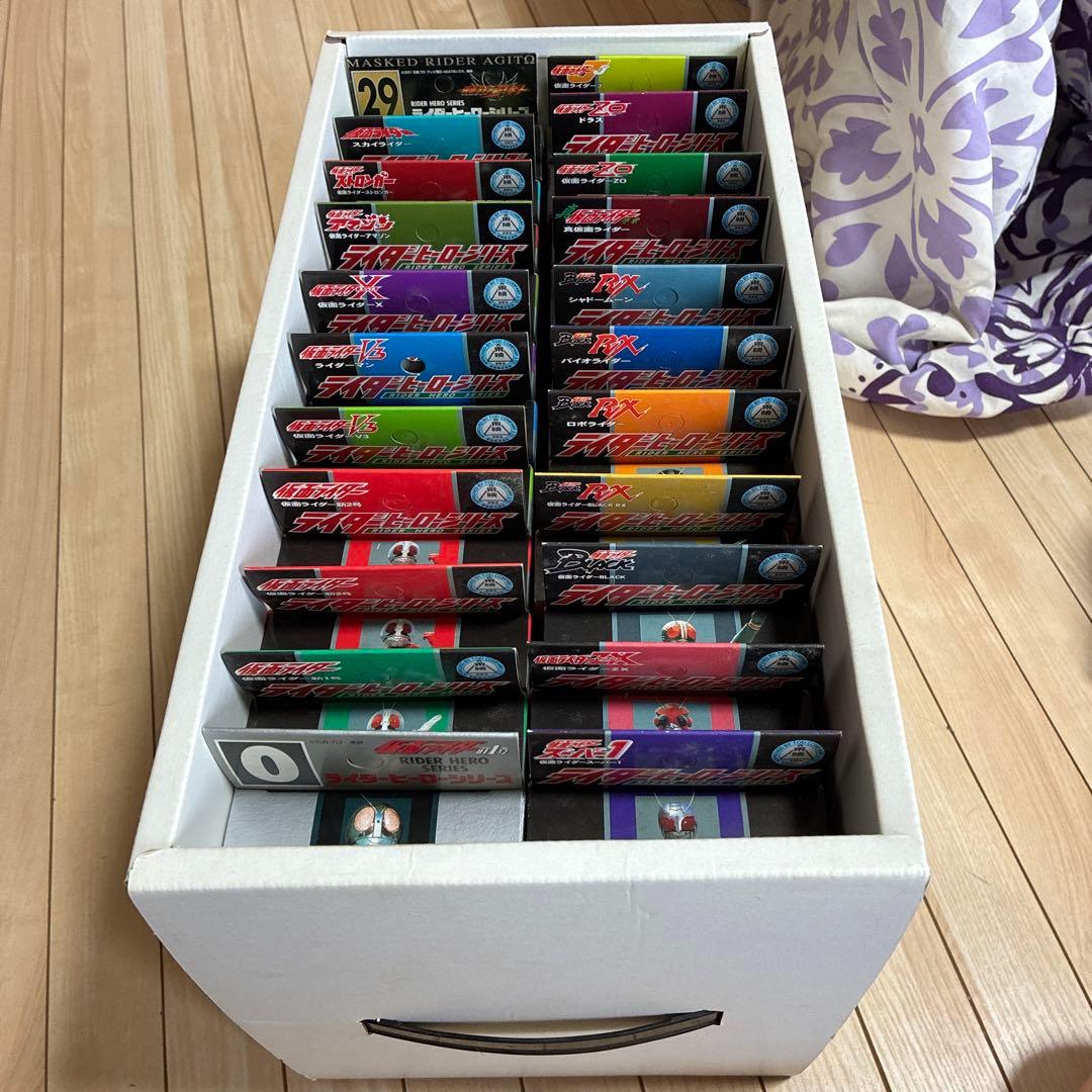最終値下げ ライダー ヒーロー シリーズ コレクションボックス - メルカリ