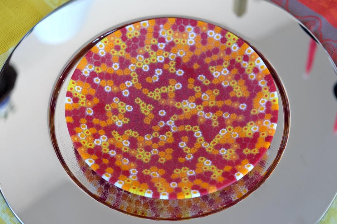 ミルフィオリ エルコーレ モレッティ プレート 皿 黒木国昭/藤田喬平/田子美紀