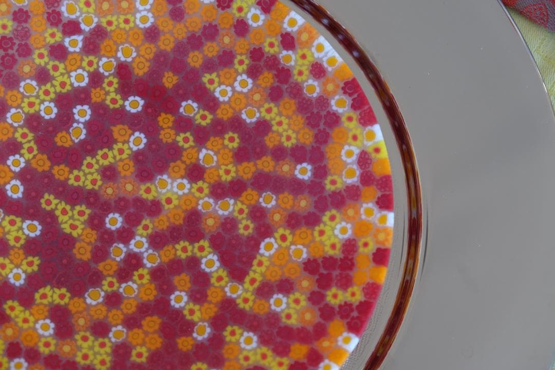 ミルフィオリ エルコーレ モレッティ プレート 皿 黒木国昭/藤田喬平/田子美紀