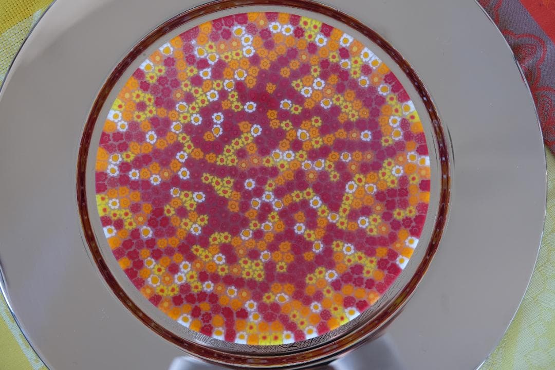 ミルフィオリ エルコーレ モレッティ プレート 皿 黒木国昭/藤田喬平/田子美紀