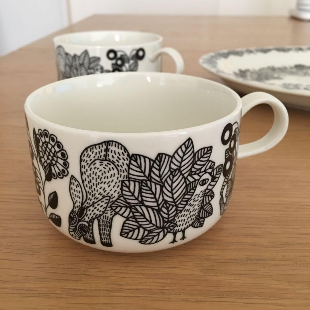 廃番品 希少 アラビア ピーロパイッカ サービングプラター スープ