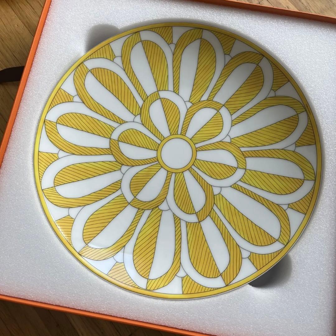 エルメス　ソレイユ　デザートプレート