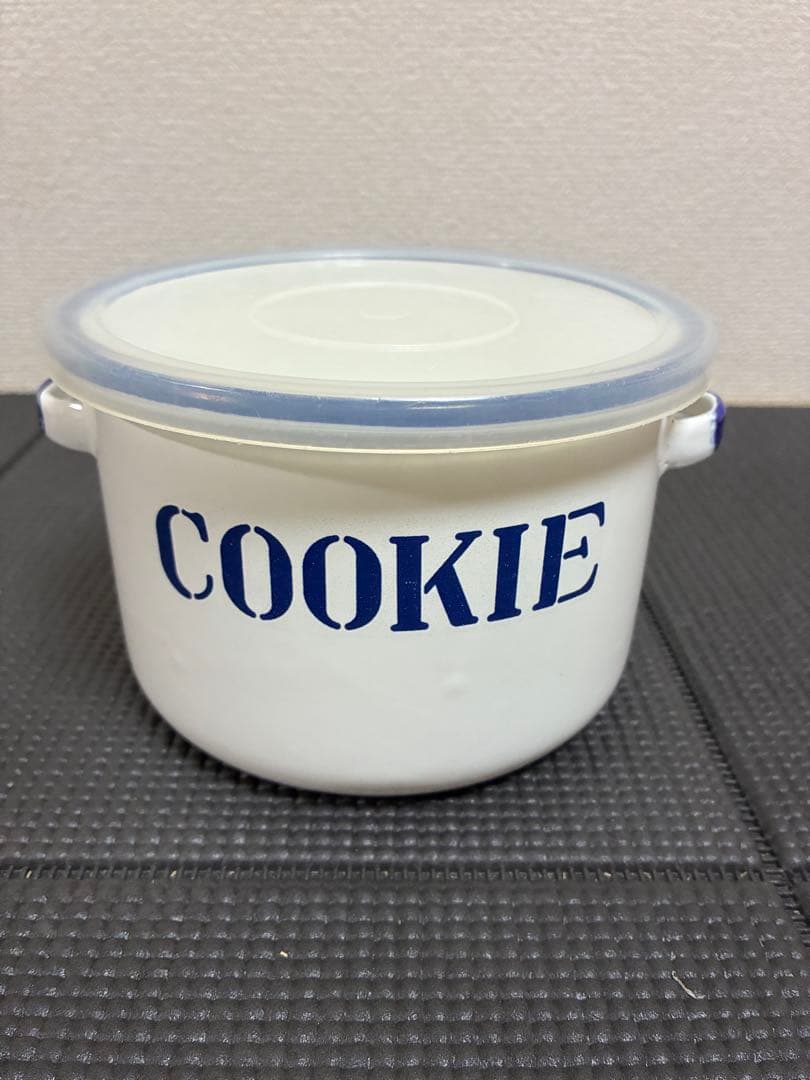 カントリー雑貨　ホーロー容器　保存容器　 入れ子　3点　セット