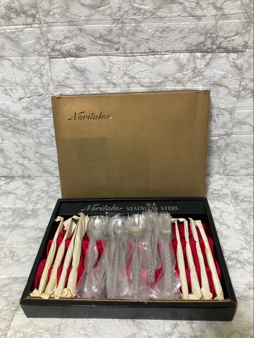 【未使用 希少】Noritake カトラリー 44本セット ALLEGRO 昭和
