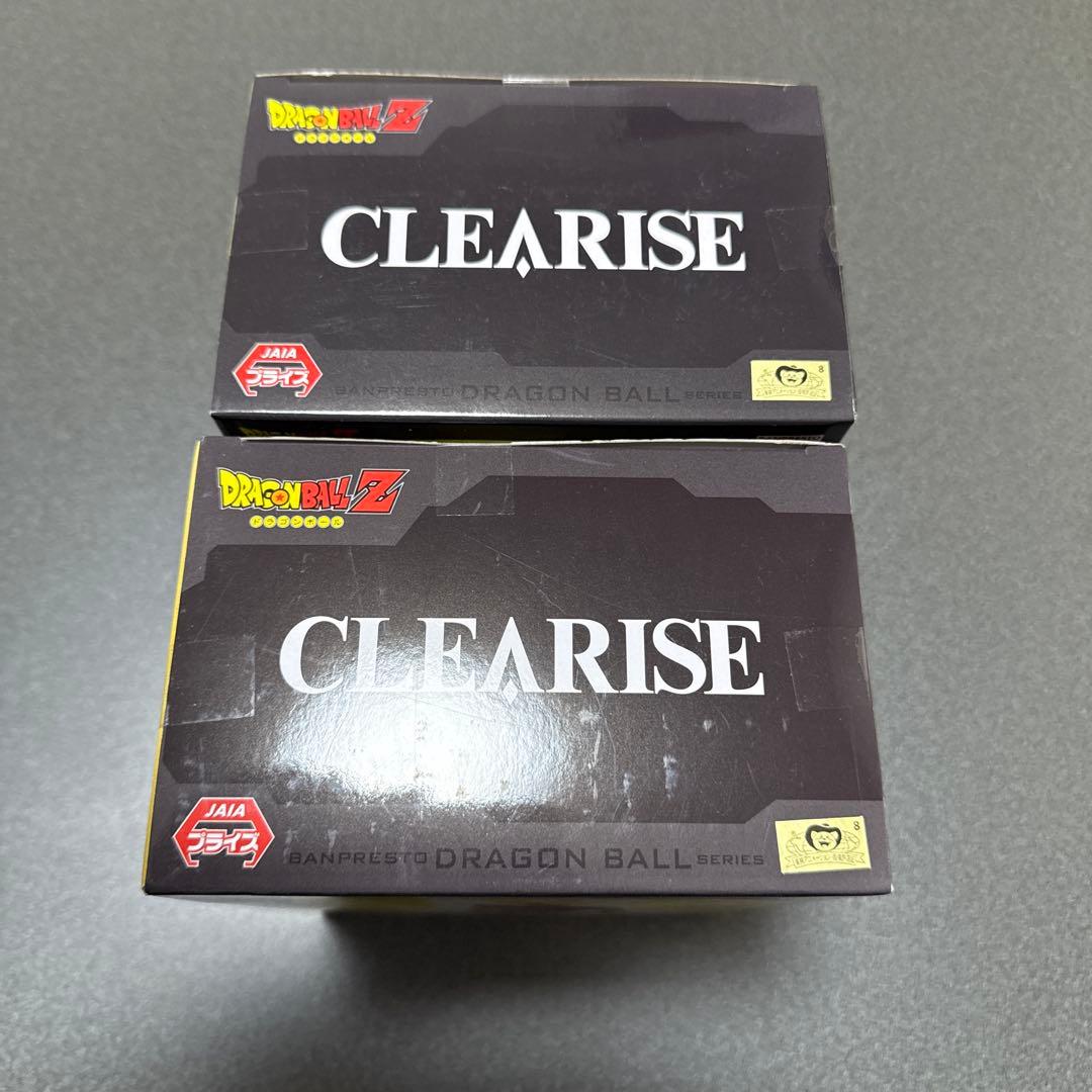 新品未開封】ドラゴンボール 超サイヤ人孫悟空 魔人ベジータ CLEARISE