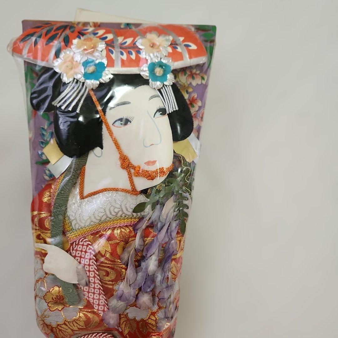 羽子板　 舞踊藤娘の絵柄　希少伝統手法品