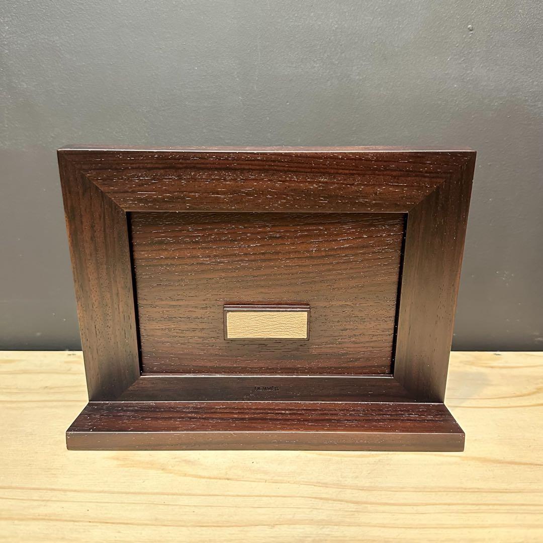 新品未使用エルメス　フォトフレーム　ベージュ　写真立て