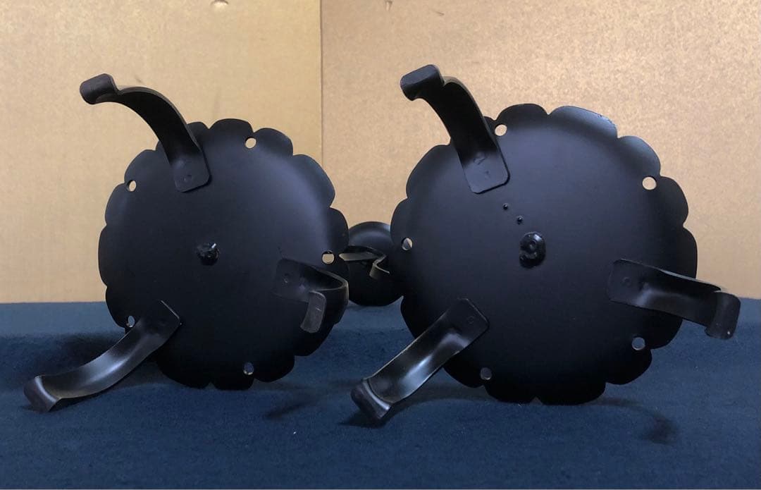 《R》茶道具 夜咄 膳燭一対 燭立 燭台 元箱　260120き5