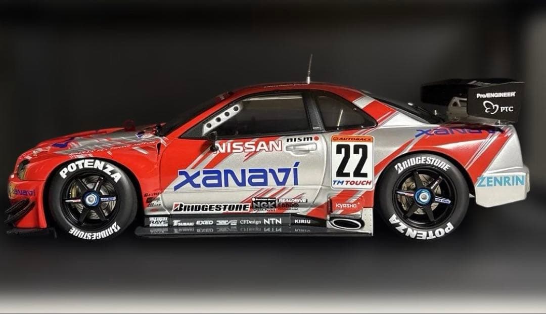 オートアート 1/18 NISSANスカイラインR34 GTR JGTC2002