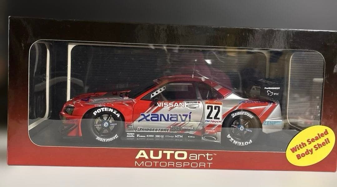 オートアート 1/18 NISSANスカイラインR34 GTR JGTC2002