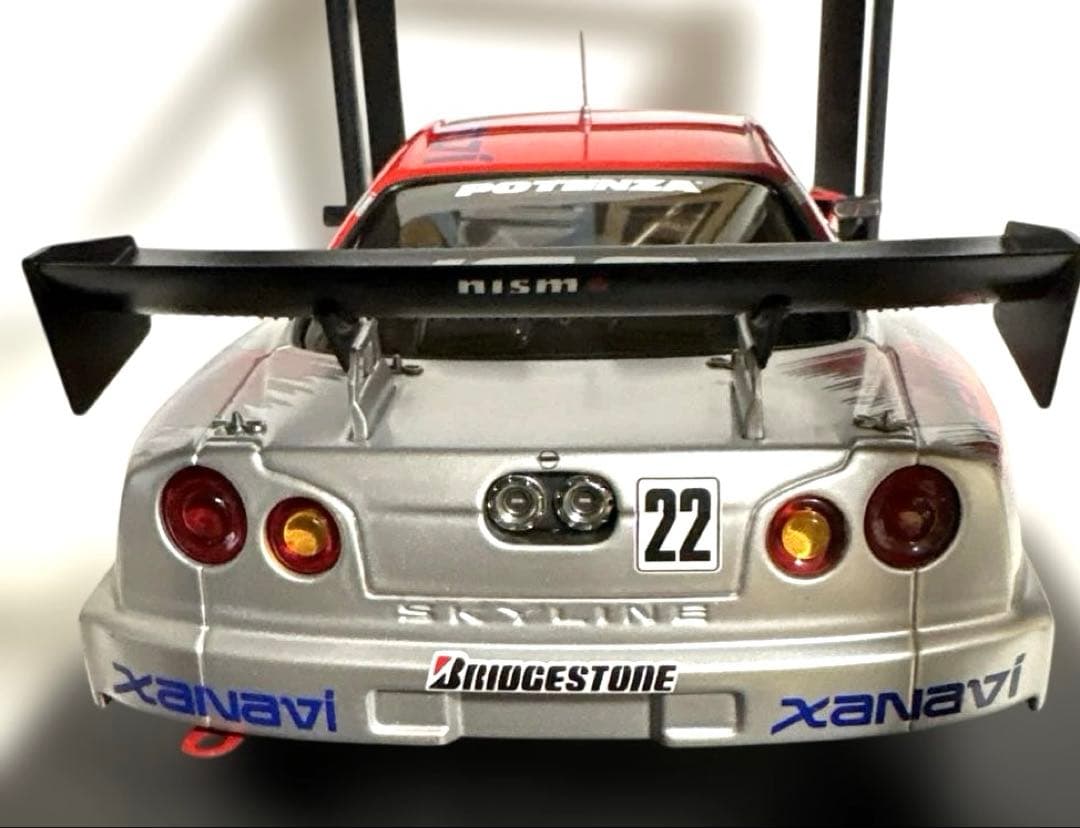 オートアート 1/18 NISSANスカイラインR34 GTR JGTC2002