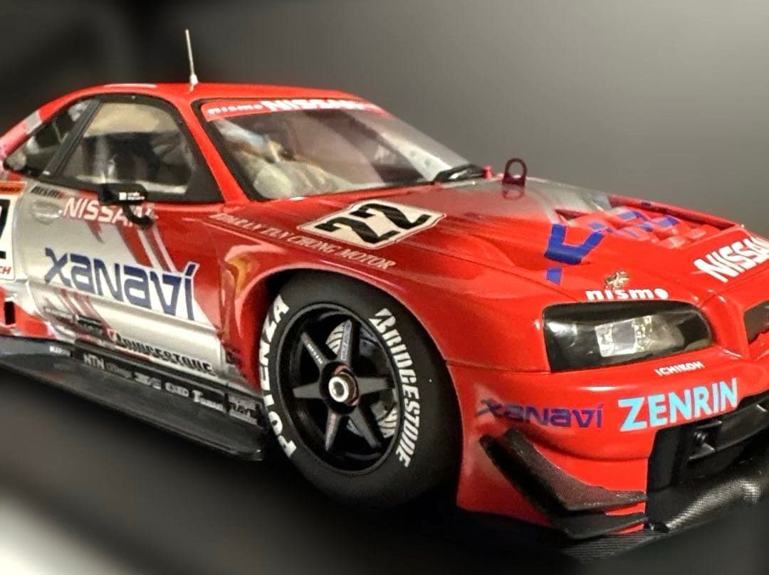 オートアート 1/18 NISSANスカイラインR34 GTR JGTC2002