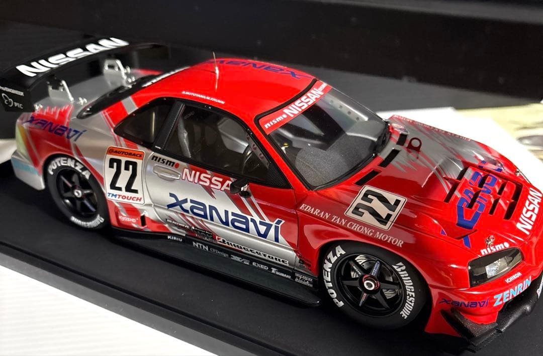 オートアート 1/18 NISSANスカイラインR34 GTR JGTC2002